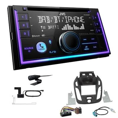 JVC KW-DB95BT Radio BT DAB für Ford Tourneo Transit Connect schwarz ohne Display - Bild 1 von 4