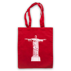 CHRIST THE REDEEMER CHRISTIAN JESUS BRAZILIAN STATUE SHOULDER TOTE SHOP BAG
