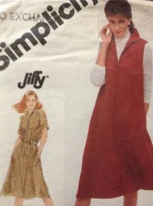 Simplicity Sewing Pattern 5197 Ladies / Misses Dress & Jumper Size 14 CUT - Picture 1 of 2