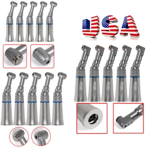 1-5PCS NSK Style Dentale Lenta Bassa Velocità Contra Angolo Manipolo Chiusura/Push E-type - Foto 1 di 23