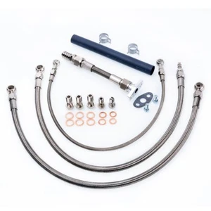 Fits RB20DET RB25DET w/ GT3076R GT3582R B.B. Top Mount Oil and Water Line Kit - Picture 1 of 5