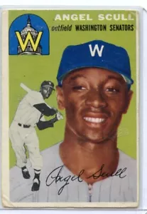 1954 Topps Angel Scull Washington Senators #204 ⭐️💥🎯 G/G+ - Picture 1 of 2