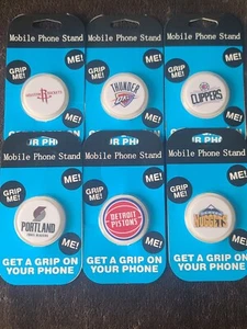 Lot de (6) supports/poignées pour téléphone portable NBA - Photo 1 sur 8