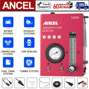 ANCEL S3000 Car EVAP Smoke Machine Fuel Pipe Diagnostic Vacuum Leakage Detector - Picture 1 of 13