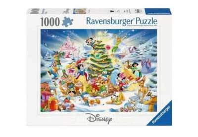 1000pc Ravensburger Disney Christmas Eve Family Jigsaw Puzzle Game 70x50cm - image 1 of 2