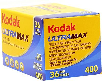 10x Kodak UltraMax 400 Camera Film (35mm Roll Film, 36 EXP.) 10 Rolls Of Film • 199.99$