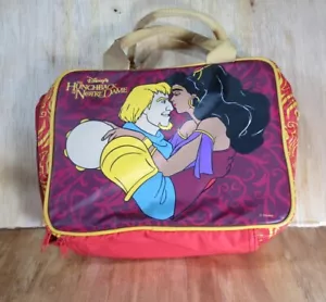 Disneys The Hunchback Of Notre Dame Soft Sided Lunch Box Esmeralda Red Yellow - Picture 1 of 18