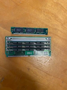 Simmverter 30 Pin auf 72pin Konverter Karte mit 1MBX4 30 PIN Speicher - Bild 1 von 8