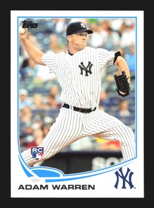 2013 Topps Baseball RC #469 Adam Warren Rookie