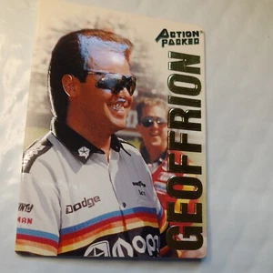 * 1994 Scott Geoffrion prostock ACTION PACKED NHRA Embossed DRAG RACING CARD #28 - Picture 1 of 5
