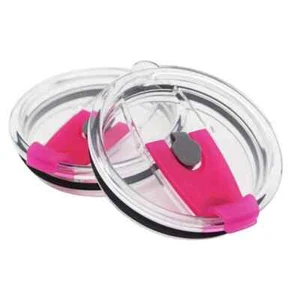 Tumbler Cup Lid,  20oz, 2 Pack, Splash Spill Proof, Straw Hole Lid - Picture 1 of 8