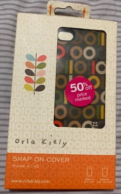 NEW - ORLA KIELY SNAP ON CASE COVER FOR APPLE IPHONE 4S / 4  - Image 1 of 2