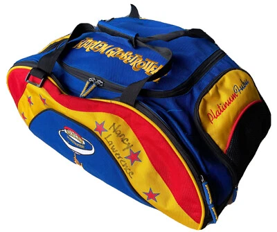 F.U.B.U Harlem Globetrotters Platinum FUBU Luggage Bag Nancy Lawrence READ Foto 1 de 4