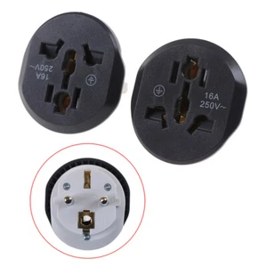 16A Universal EU Travel Adapter Euro Converter UK US AU to EU AC Socket Plug SR - Picture 1 of 12