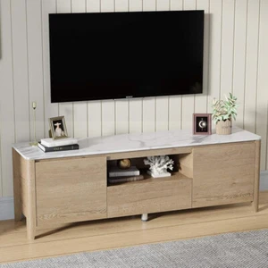 TV Stand for 50-65in TVs with Drawers Doors Entertainment Center Media Console - Picture 1 of 7