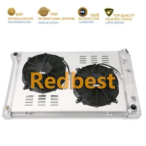 CC716 3Row Radiator Shroud Fan For 1973-1987 Chevy C10 C20 C30 K10 K20 K30 Truck - Imagen 1 de 19