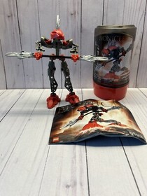 Lego Bionicle: Rahkshi Turahk Set # 8592 w/ Manual & Canister No Kraata No CD
