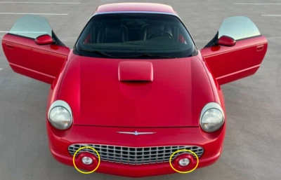 Ford Thunderbird LH/RH Fog Light Driving Light Parking Lamp 2002 2003 2004 2005 - Image 1 of 4