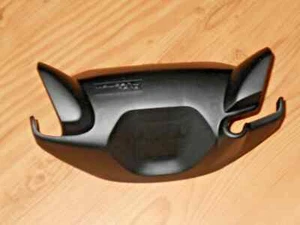 YAMAHA GRIZZLY 550 & 700 STOCK HANDLEBAR BAR CENTER BLACK DASH PROTECTOR - Picture 1 of 2