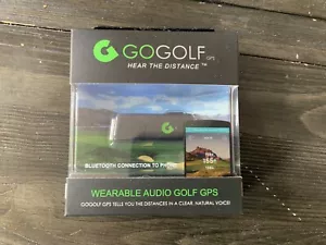 GOGOLF Wearable Audio Golf Gps "Hear The Distance" Bluetooth iPhone Android-NIB - Picture 1 of 1