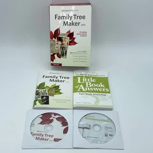ANCESTRY Family Tree Maker 2010 Platinum Software Caja Libros Discos PC Windows - Imagen 1 de 9