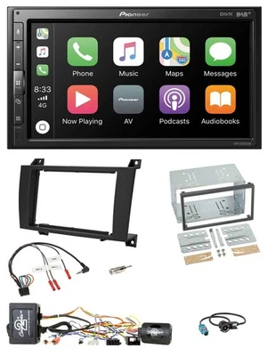 Pioneer USB Lenkrad DAB 2DIN Bluetooth Autoradio für Mercedes SLK R171 04-08 akt - Bild 1 von 4