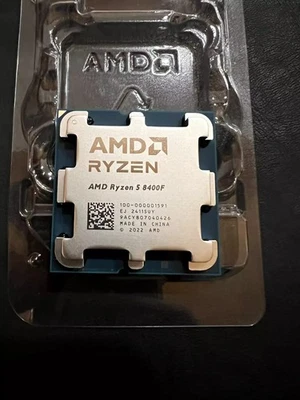 AMD Ryzen 5 8400F AM5 CPU R5 8400F 4.3GHz 6 Core 12 Thread 45W Gaming Processor - Image 1 of 2