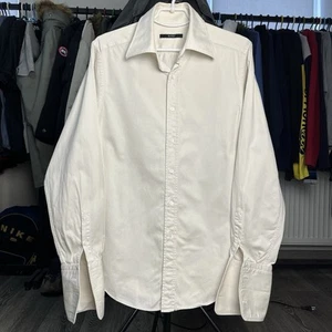 90s Gucci by Tom Ford Vintage Classic Button Up Shirt with Cufflinks - Picture 1 of 24