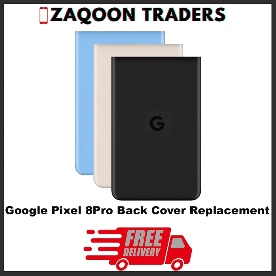 For Google Pixel 8 Pro Rear Back Battery Bottom Cover Housing Replacement Part