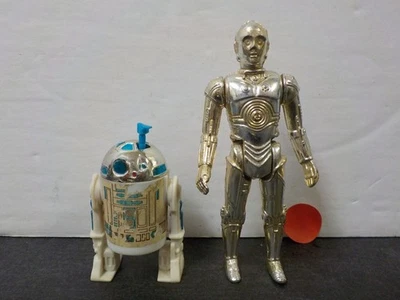 LS Vintage Star Wars Artoo-Detoo (R2-D2) Sensor C-3PO Lote Completo 1977 Kenner Foto 1 de 4