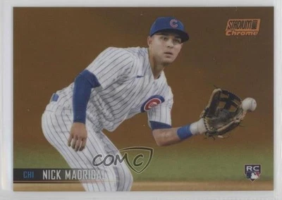 2021 Topps Stadium Club Chrome Orange Refractor /25 Nick Madrigal #59 Rookie RC - Image 1 of 2