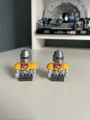 LEGO 2 x AXL BOTs minifigures NEXO KNIGHTS set 70322 nex060 figures bundle - Image 1 of 3