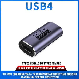 USB Typ C Verlängerungsadapter, 40Gbit/s Datenübertragung 2025 N4P3 - Bild 1 von 19