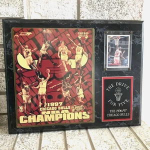 Chicago Bulls NBA Champions Plaque 1996-1997 The Drive for Five Michael Jordan - Picture 1 of 9