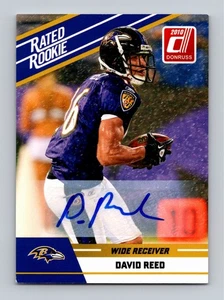 David Reed 2010 Donruss Rated Rookie Auto #25 RC NM - Picture 1 of 2