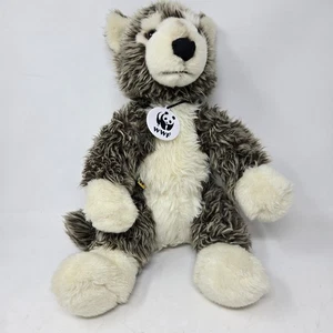 Build-A-Bear Workshop WWF grauer Wolf Plüsch 12 Zoll nicht mehr produziert Sammlerbär 2010 - Bild 1 von 11