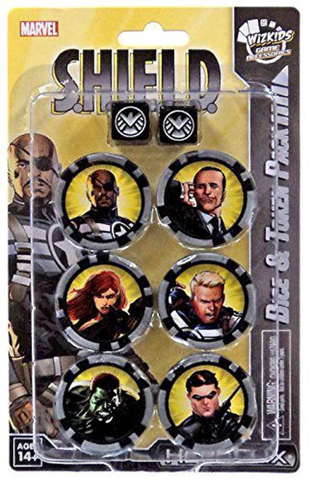 Paquete de dados y fichas Heroclix Nick Fury Agent Of Shield - Juegos WizKids Foto 1 de 1