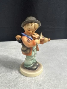 DE COLECCIÓN GOEBEL, FIGURA HUMMEL, VIOLINISTA PEQUEÑO, NIÑO con VIOLÍN, PARAGUAS Gf3 - Imagen 1 de 8