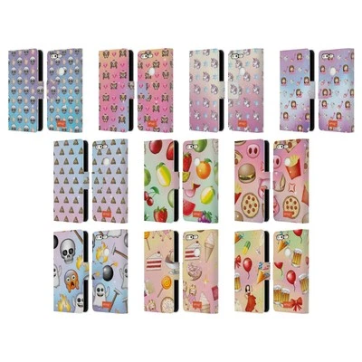 FUNDA BILLETERA LIBRO CUERO PATRONES EMOJI® OFICIAL PARA TELÉFONOS GOOGLE Foto 1 de 4