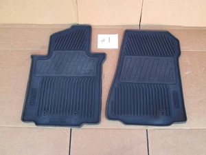 2013-2021 NISSAN NV200 FRONT LEFT & RIGHT ALL WEATHER RUBBER FLOOR MATS OEM USED - Picture 1 of 3