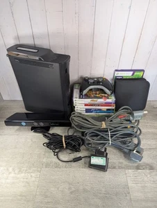 Xbox 360 Elite 120GB Console Tested & Working With Kinect Camera & Game Bundle - Picture 1 of 24