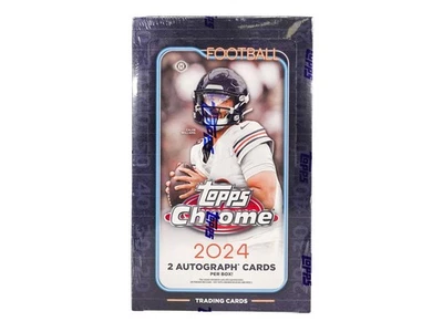 2024 TOPPS CHROME FOOTBALL HOBBY BOX - Image 1 of 4