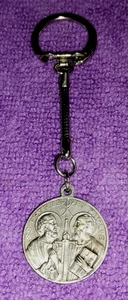 keychain silver-colored metal - PAULUS VI - S S PETRVS ET PAVLVS - Picture 1 of 3