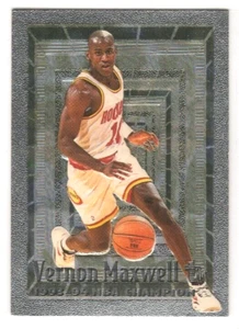 1995 Topps TMB VERNON MAXWELL Embossed Silver Foil card #37 - Picture 1 of 2