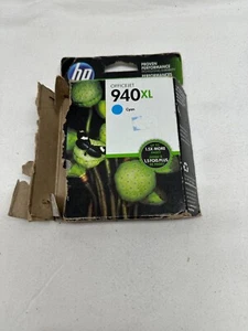 🦄 Cartucho de tinta cian original HP 940 XL 940XL C4907AN sellado caducado diciembre 2016 - Imagen 1 de 7