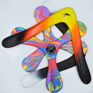 FlyingToyz Sport Boomerangs Collection4 AA: Austrasie Arrow, Aussie Magic, 2 Superangs - Imagen 1 de 13