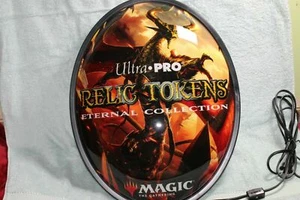 Magic the Gathering Relic Tokens Wall Clock Very RARE Ultra Pro Eternal Collecti - Picture 1 of 2