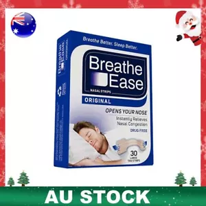 Breathe Right Snoring Congestion Nasal Relief Breathe Ease Nasal Strips - Picture 1 of 10