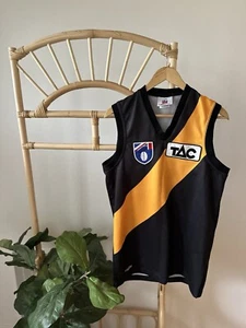 Vintage 90s Richmond Tigers AFL Guernsey Jersey - TAC - Size To Fit Chest 105cm - Picture 1 of 4
