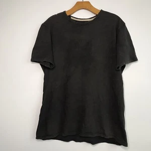 Rag & Bone T Shirt Mens Large Gray Short Sleeve Heavy Crew Pullover Basic Blank - Picture 1 of 8